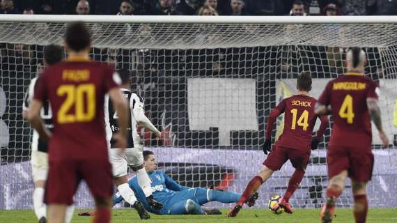 Juventus-Roma 1-0 - La gara sui social: "Schick si è ricordato di aver fatto le visite mediche con loro"