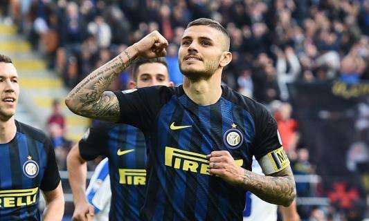 Inter, Icardi: "Ci siamo rialzati bene dalla sconfitta contro la Roma, ci proveremo fino all'ultimo per il terzo posto"