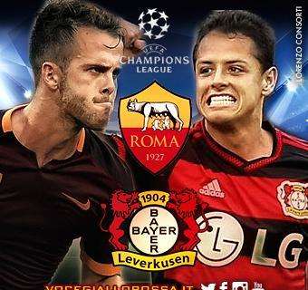 Roma-Bayer Leverkusen - La copertina