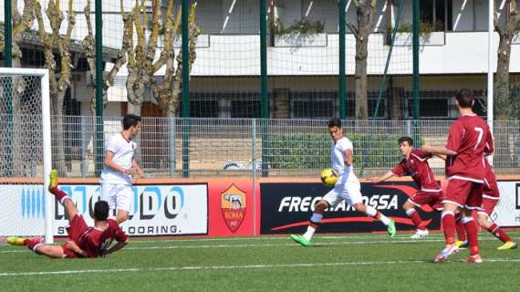 PAGELLE AS ROMA vs TRAPANI CALCIO 4-0 - Calì continua a segnare. Bene anche Nicholas De Santis, Soleri e Paolelli 