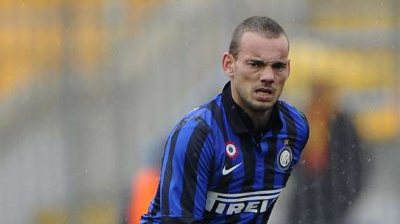 Inter, Sneijder non si allena con i compagni. Niente convocazione per l'olandese?