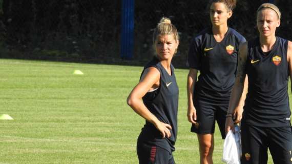 Roma Femminile, Hegerberg si allena con Zecca e Swaby: "Pronte per iniziare"