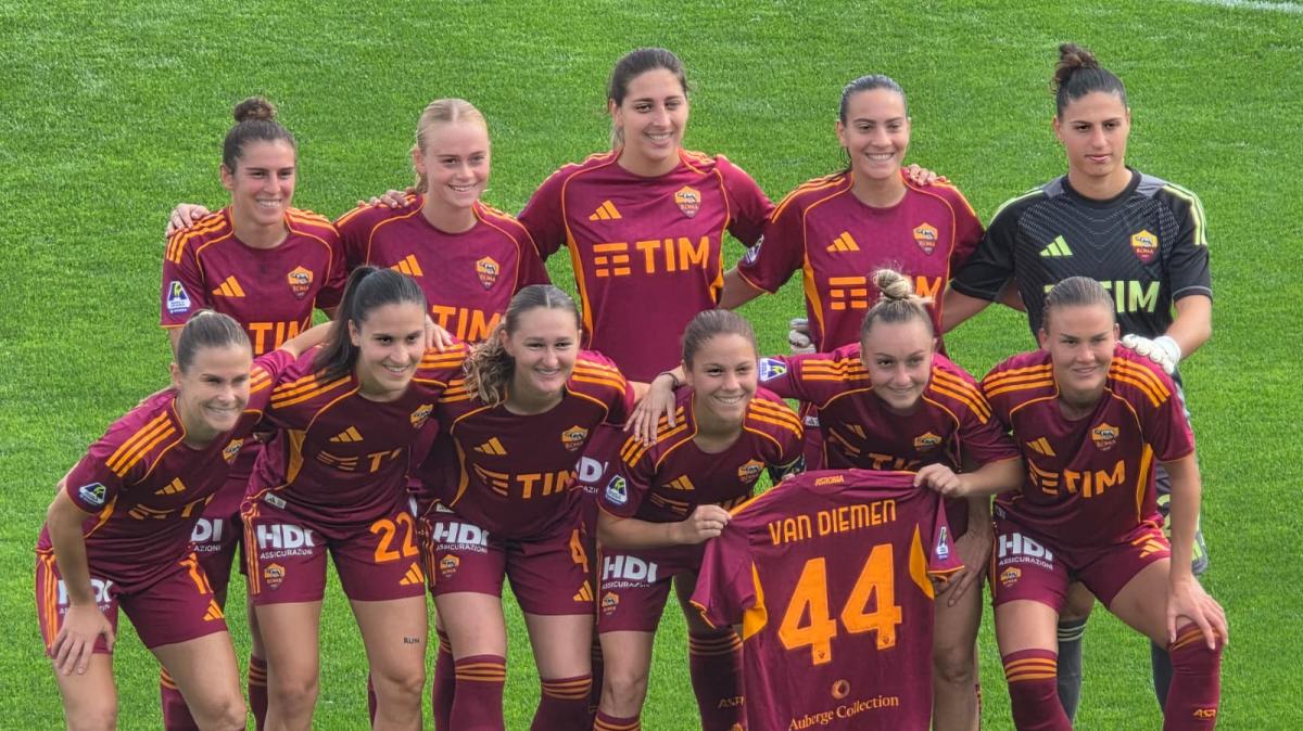 Roma Femminile, le convocate di Rossettini per la gara contro la Fiorentina