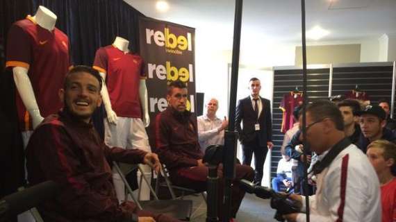 MELBOURNE - Florenzi: "Domani spero ci sia un bello spettacolo". Strootman: "Devo allenarmi ancora molto". FOTO! VIDEO!