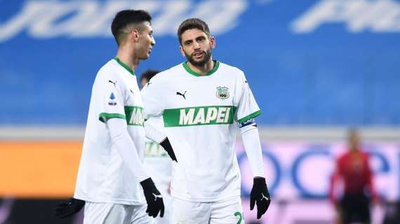 Sassuolo, Berardi e Caputo out contro la Roma 