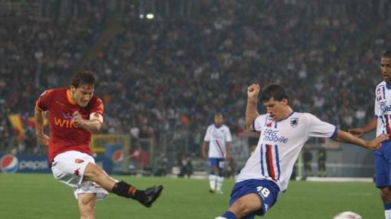 Pagelle Roma-Samp: il solito Totti, torna al gol Vucinic, in rete anche Borriello