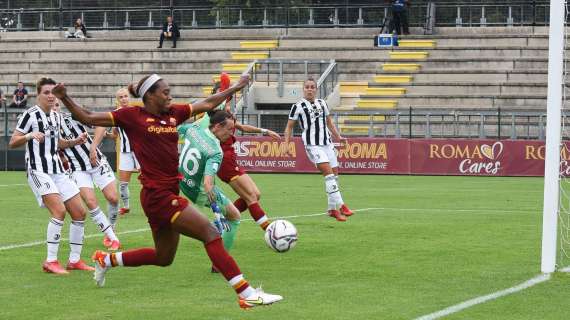 Gli auguri della Roma Femminile a Swaby