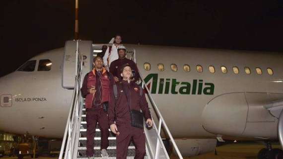 Roma arrivata a Napoli. FOTO!