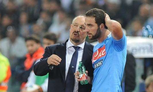 Napoli, la rabbia di Benitez e Higuain dopo il pari contro l'Inter