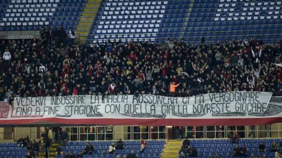 Milan-Roma: sabato possibile nuova contestazione della curva rossonera