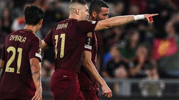 Roma-Athletic Club 1-1 - Finisce la partita allo Stadio Olimpico. A Dovbyk risponde Aitor Paredes