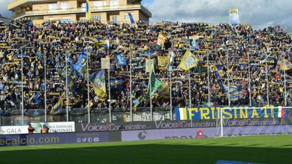 Sabato attesi 4000 tifosi del Frosinone