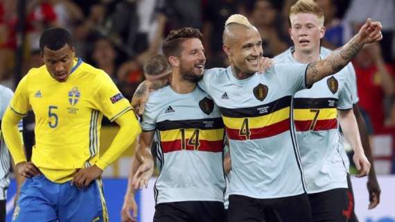 La Roma in Nazionale - Svezia-Belgio 0-1 - Una bomba di Nainggolan condanna gli svedesi