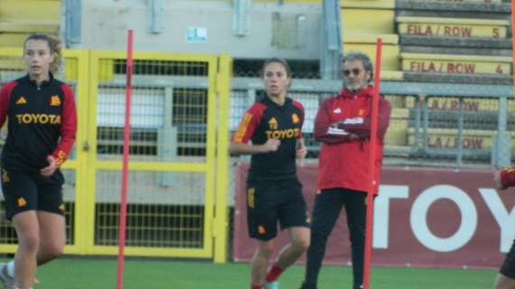 Allenamento al Tre Fontane per la Roma Femminile. VIDEO!