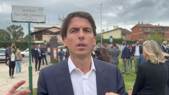 Giardino Nils Liedholm, Onorato: "Scelta voluta per un signore del calcio". VIDEO!