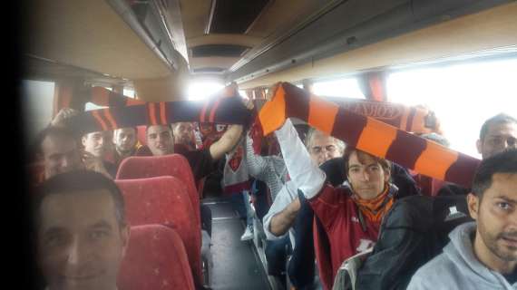 Tifosi dell'Airc in viaggio verso Udine. FOTO!