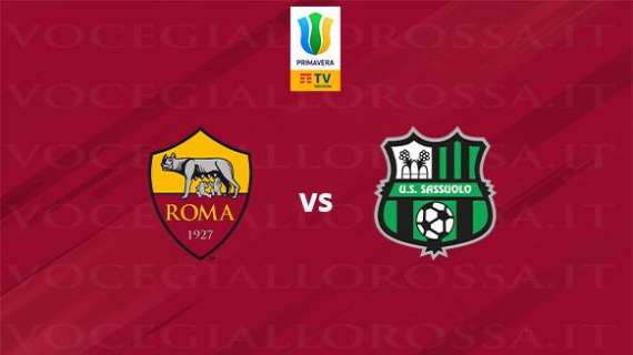 PRIMAVERA 1 - AS Roma vs US Sassuolo Calcio 1-0