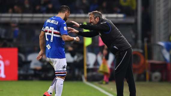 Sampdoria, Giampaolo: "De Rossi furbo sul gol di Andersen, c'era anche un fallo su Vieira in occasione del vantaggio giallorosso"