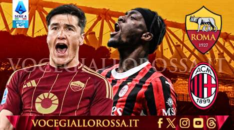 Roma-Milan - La copertina del match. GRAFICA!