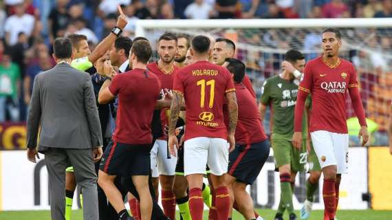Giudice Sportivo - Fonseca squalificato per due giornate, multa di €15.000 alla Roma per aver fatto entrare in campo Nuno Romano