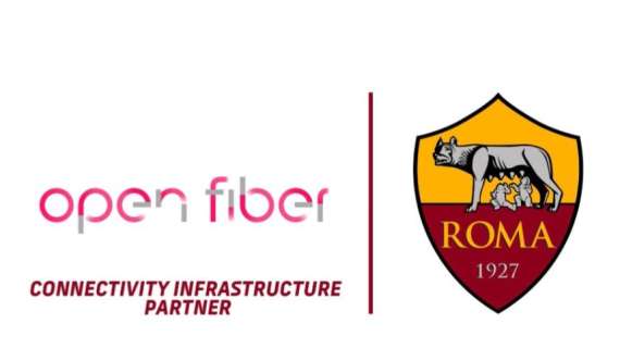 Open Fiber diventa Official Partner della AS Roma