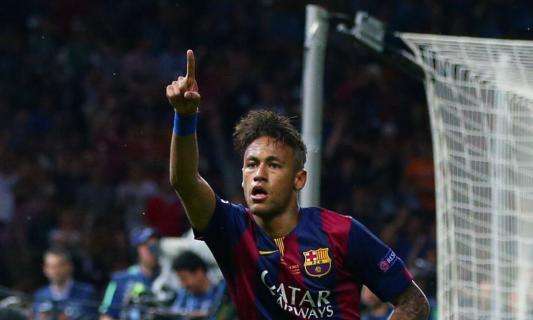 Barcellona, Neymar: "La vittoria sull'Atletico Madrid? Fortunatamente è entrato Messi..."