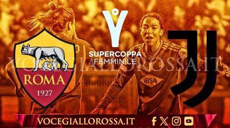 Supercoppa Femminile - Roma-Juventus - La copertina del match. GRAFICA!