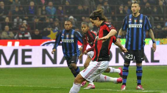 Inter-Milan 0-1, decide il solito Ibra: rossoneri di nuovo al in testa