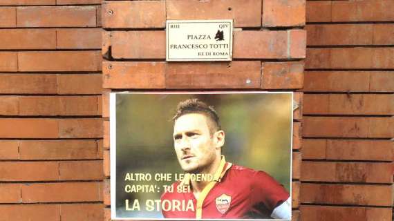 Striscioni per Totti a Porta Metronia FOTO!