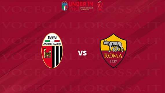UNDER 14 - Ascoli Calcio 1898 FC vs AS Roma 0-2