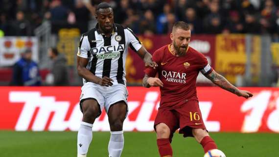 Udinese, Okaka: "Penso che la Roma nel secondo proverà a vincere e si scoprirà"