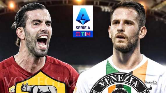 Roma-Venezia - La copertina del match. GRAFICA!