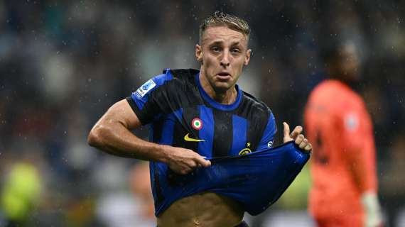 Inter, Frattesi come Totti: segno delle quattro dita a Krunic