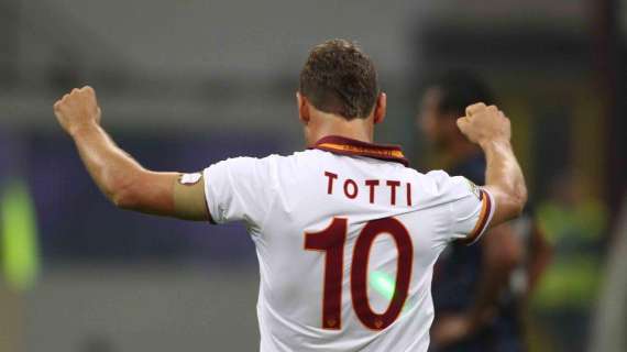 Totti re di San Siro: quindici i suoi gol nello stadio milanese