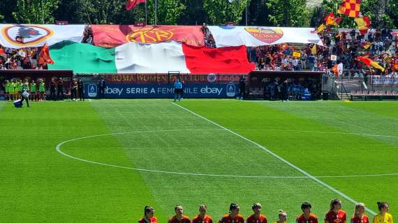 Roma Femminile, ecco i biglietti per la gara casalinga contro il Sassuolo