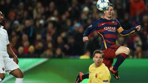 Solo Messi per il Barça nella Top11 settimanale della Champions League
