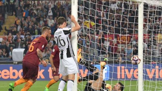 Roma-Juventus 3-1 - De Rossi, El Shaarawy e Nainggolan rimandano la festa scudetto dei bianconeri. FOTO!
