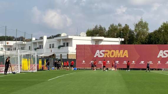 TRIGORIA - Gestione dei carichi di lavoro per Karsdorp, Mkhitaryan, Veretout e Vina. Allenamento individuale in campo per Spinazzola. FOTO! VIDEO!