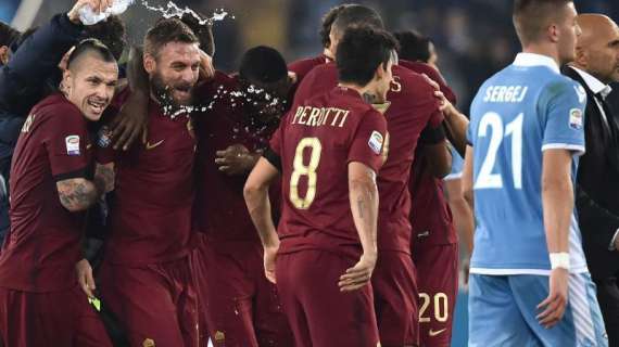 I numeri di... Lazio-Roma 0-2 - Quarta vittoria consecutiva nei derby. Il Ninja domina il centrocampo, a Fazio e De Rossi la manovra giallorossa