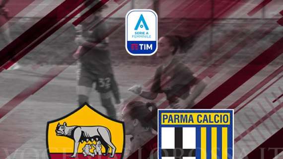 Serie A Femminile - Roma-Parma - La copertina del match. GRAFICA!