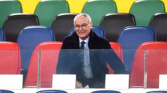 Ranieri: "Non dobbiamo tornare grandi in Europa solo con Juventus e Roma"
