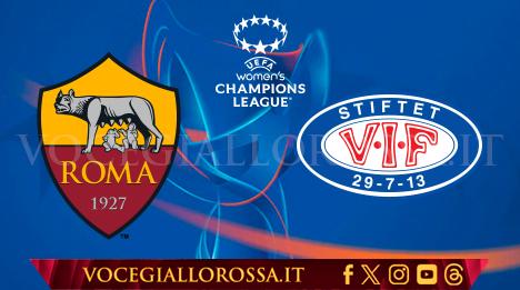 Women's Champions League - Roma-Valerenga - La copertina del match. GRAFICA! 