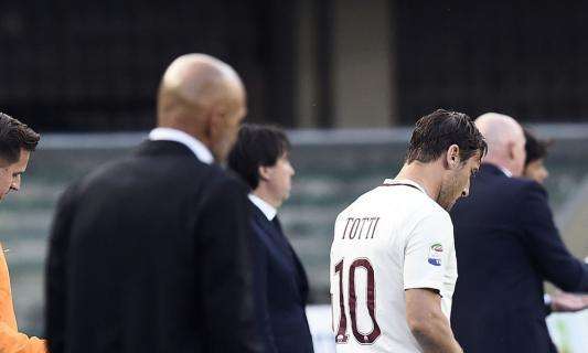 Sky Sport - Totti in campo al 10' del secondo tempo