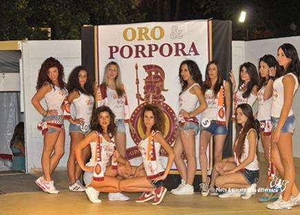 Questa sera la finale di Miss Oro&Porpora