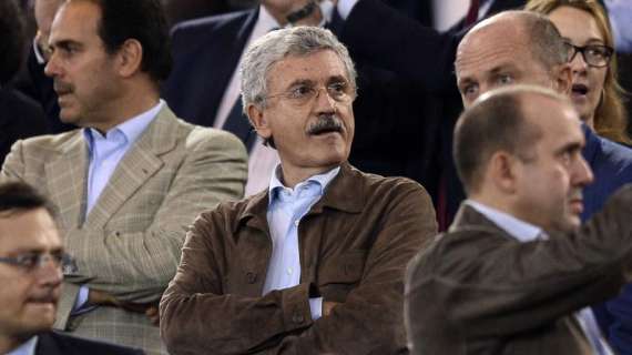 D'Alema: "Il progetto stadio mi dà l'impressione di essere finito. A Madrid il comune aiutò il Real..."