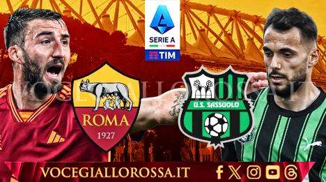 Roma-Sassuolo - La copertina del match. GRAFICA!