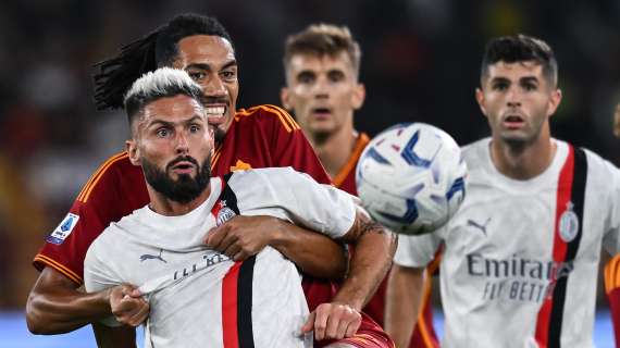 Roma-Milan 1-2 - Seconda sconfitta consecutiva per i giallorossi. Rossoneri in 10 dal 61'