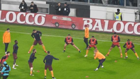 Juventus-Roma, il riscaldamento - La photogallery!