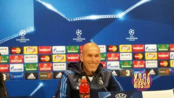 Real Madrid, Zidane: "La Roma sta giocando benissimo, dobbiamo fare bene domani"