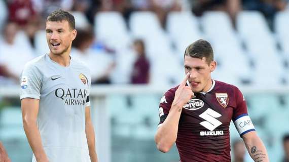 Roma-Torino è anche Dzeko-Belotti: sfida all'ultimo gol